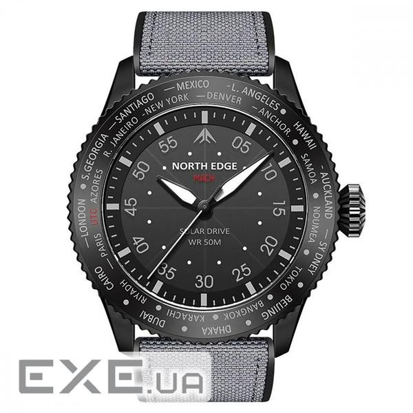 Механічний Годинник NORTH EDGE MACH black (59066 black)