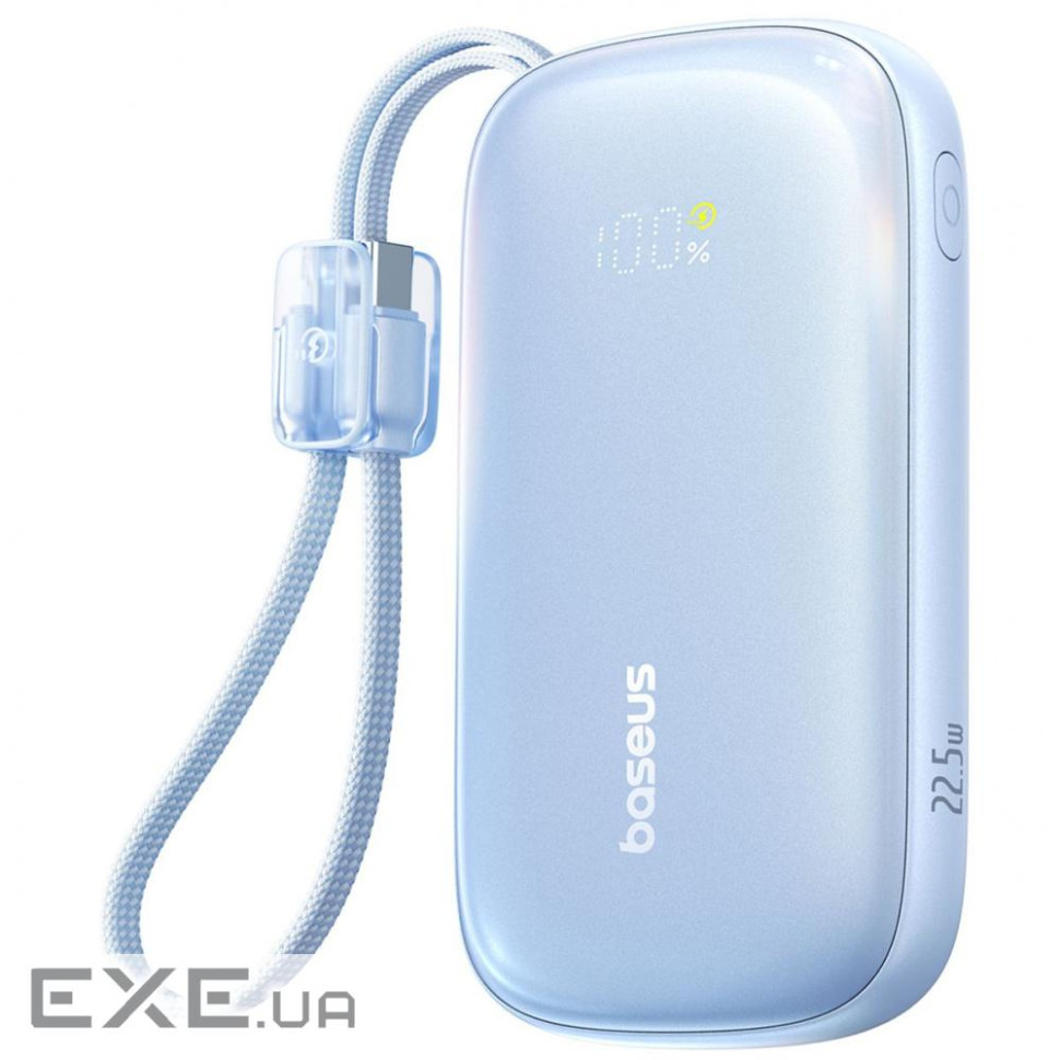 Портативная Батарея Baseus EnerFill Qpow 3 Ultra 22.5W 10000mAh blue (E0027L03)