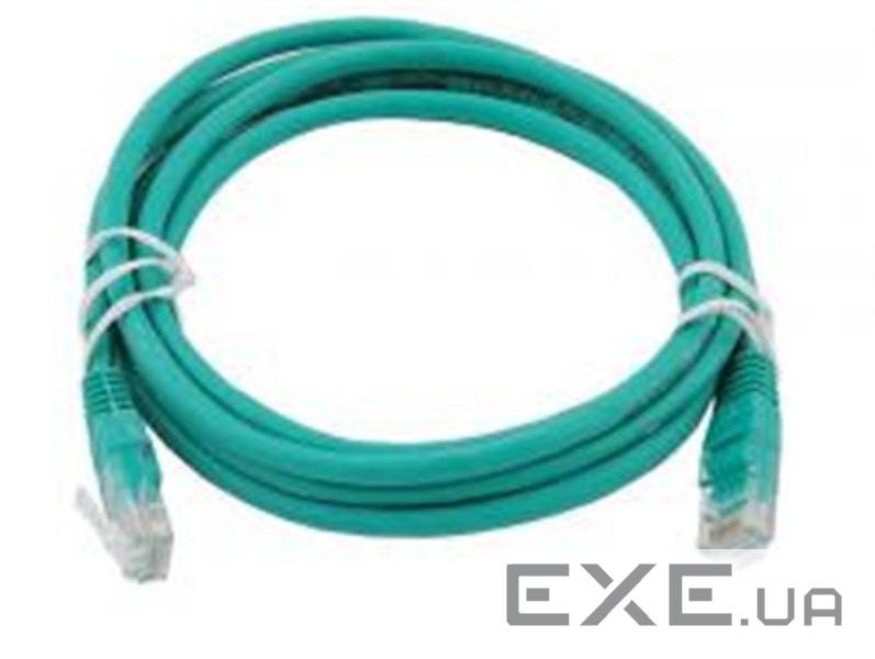 Патч-корд Atcom, UTP, RJ45, Cat.6, мідь, 0.5 м, зелений (9501) (9501 0,5м)