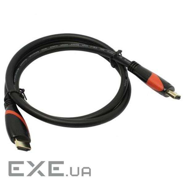 Кабель VCOM , HDMI-HDMI, v1.4, 1м, черный (CG525-R-1.0)