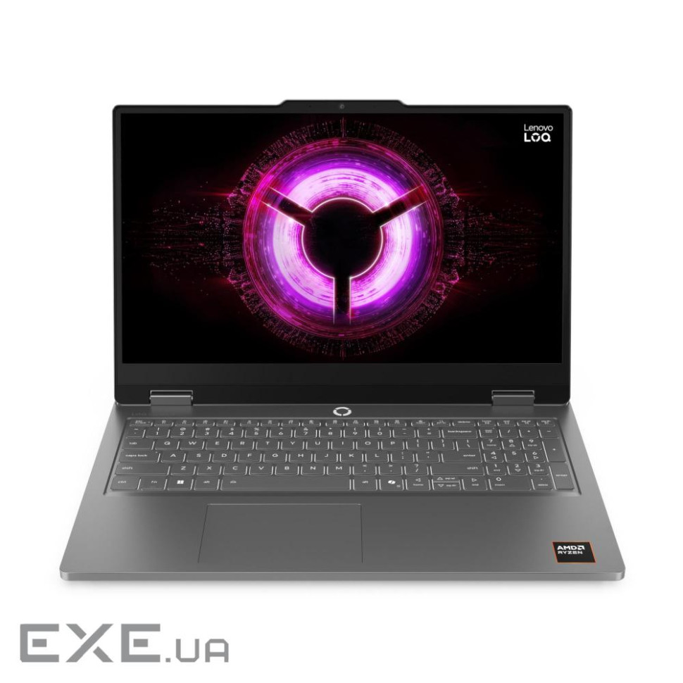 ноутбук 15.6FM/R5 150/16/1TB SSD/RTX 5050 8GB/DOS/ BL/Luna Grey LENOVO LOQ Essential 15 (83VA0021RA)