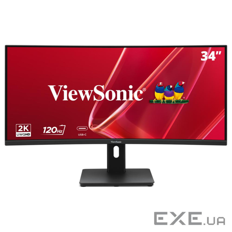 Монітор 34" UWQHD 3440 x 1440 21:9 VA curve monito r, HDMI, DisplayPort, USB type C (96W (VA3420C-2)