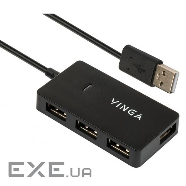 USB хаб VINGA VHA2A4 4xUSB2.0