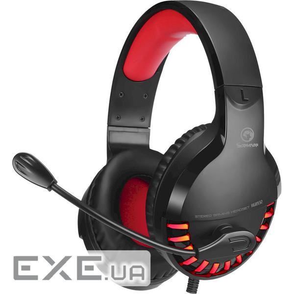 Навушники Marvo HG8932 LED Black/Red