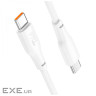 Дата кабель USB-C to USB-C 2.0m 100W TPE X93 white HOCO (6931474790729)