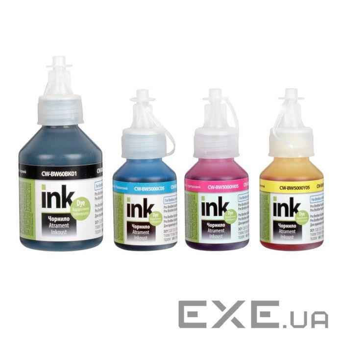 Чорнило ColorWay Brother BTD60BK/BT5000, 100ml+3х50ml BK/С/M/Y (CW-BW60SET01)