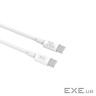 Дата кабель USB-C to USB-C 1.0m 240w White XO (NB-Q298-CC.white)