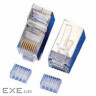 Конектор RJ45 cat.6 FTP, екранований, 50 шт упаковка Merlion (RJ45ML-2-50-CAT6-FTP / 10566) (15066)