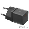 Зарядний пристрій Baseus 1xUSB-C 30W + 1xUSB black (P10111404113-00) (P10162504113-00)