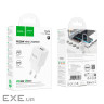 Мережевий зарядний пристрій HOCO C147A Charm PD20W+QC3.0 charger (EU) White (6942007630276)