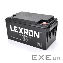 Акумуляторна батарея LEXRON LR-12-65 (12В, 65Агод )