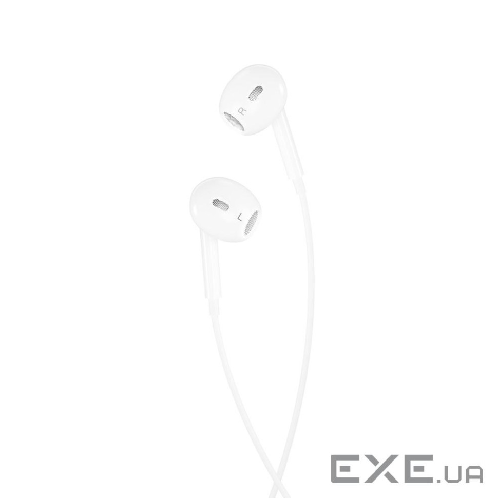Гарнитура XO EP43 In-ear Earphone White (6920680879175)
