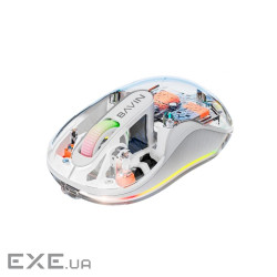 Мишка BAVIN G-K-992 RGB Wireless/Bluetooth White (G-K-992-WH)