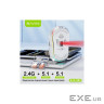 Мишка BAVIN G-K-992 RGB Wireless/Bluetooth White (G-K-992-WH)
