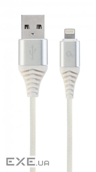 Дата кабель USB 2.0 AM to Lightning 2.0m Cablexpert (CC-USB2B-AMLM-2M-BW2)