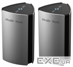 Комплект із двох Mesh Wi-Fi маршрутизаторів Ruijie M32 (RG-M32(2PACK)) (AX3200, WiFi6, 1xWAN GE, 3xL
