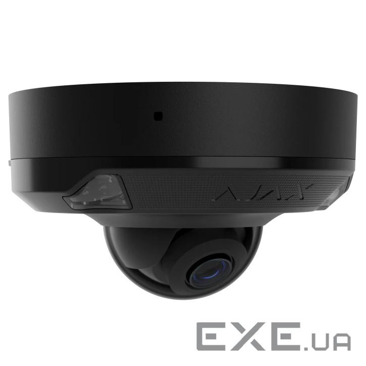 8 Mp IP охоронна відеокамера з гібридним підсвічуванням Ajax DomeCam Min (DomeCamMiniHL(8Mp / 4mm)B)