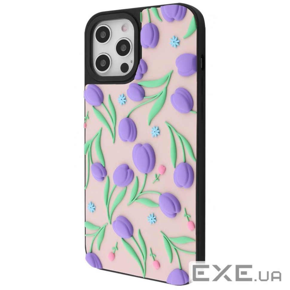 Чехол WAVE Doodle Case iPhone 12 Pro Max flowers (63521 flowers)