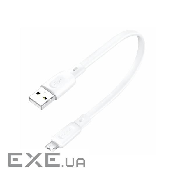 Кабель Foneng X107 USB-Micro USB (M/M), 2.1 A, 0.25 м , White (X107-CA-MU)