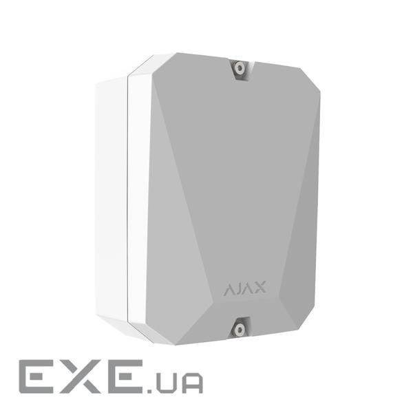 Модуль інтеграції сторонніх дротових датчиків до системи Ajax MultiTransmitter Fibra white Ajax MultiTransmitter Fibra w