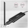 Концентратор AXAGON USB-C to 7xUSB 3.0 black (HUE-F7C)