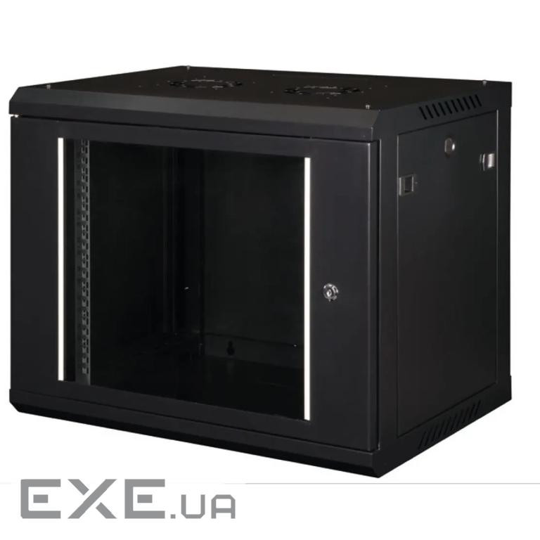Шафа настінна Hypernet 15U 19" 600x450 ProLine (PL-WMNC-15U-BLACK)
