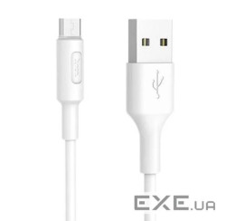 Кабель Hoco X25 Soarer, Micro-USB, 1A, White, довжина 1,2 м , BOX (ZD-X25 SoarerMW)
