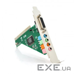 Sound card PCI - 4CH (c-media 8738), 3D 4.1, Windows 98 / Windows2000 / XP / N (YT-SC-PCI - 4CH)
