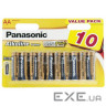 Батарейка Panasonic LR06 Alkaline Power * 10 (LR6REB/10BW)