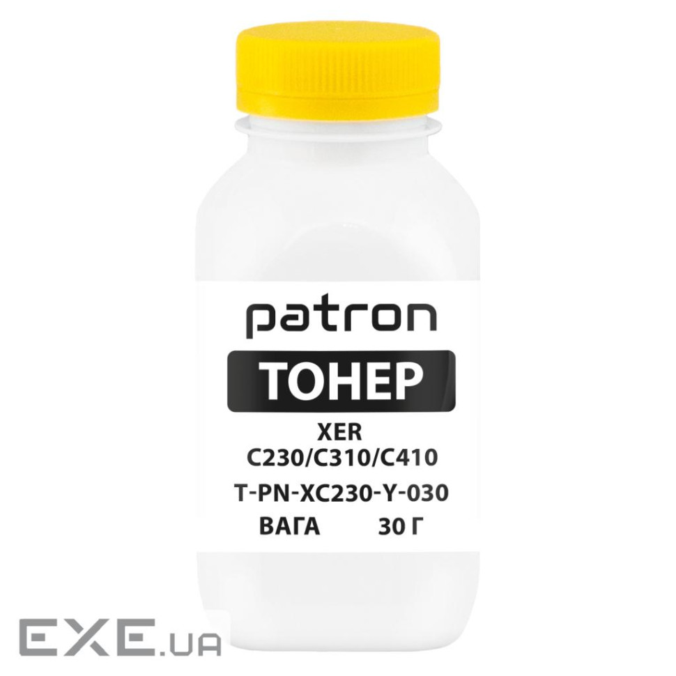Тонер XER C230/C310/C410, 30 г, Yellow Patron (PN-XC230-Y-030)