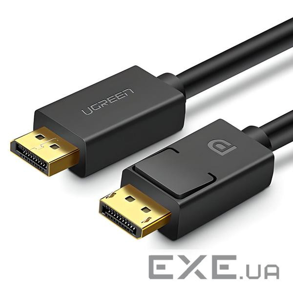 Кабель UGREEN DP102 DP1.2 Male to Male Cable DisplayPort 2м Black (10211)