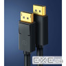 Кабель UGREEN DP102 DP1.2 Male to Male Cable DisplayPort 2м Black (10211)