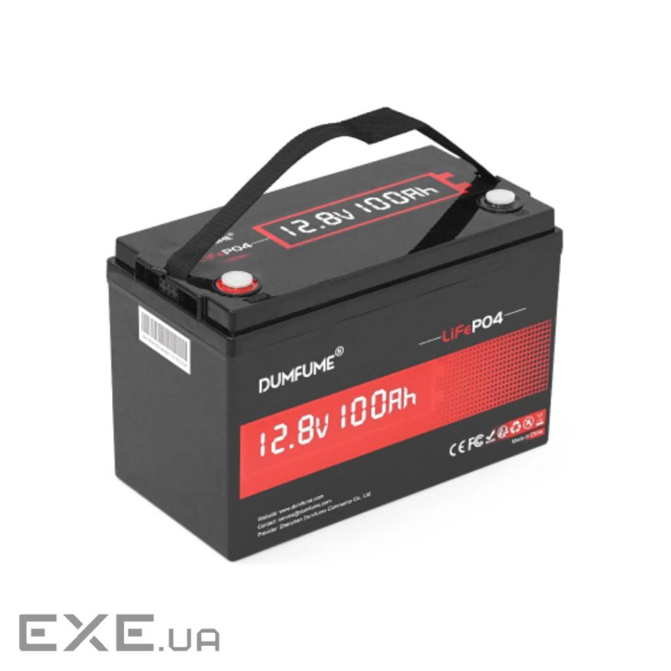 Батарея LiFePo4 Dumfume 12,8V 100Ah 1280Wh (Dumfume-12,8V/100Ah)
