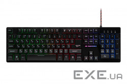 Wired keyboard 2E Gaming KG280 LED Ukr USB Black (2E-KG280UB)
