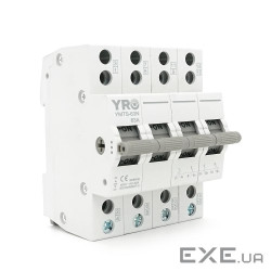 Модульний перекидний автомат трипозиційний (перекидний автомат) YRO YMTS-63N, 4P 6 (YMTS-63N 4P 63A)