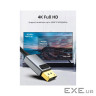 Кабель-перехідник CableTime DisplayPort (M) - HDMI (M), 4K/60Hz, 0.2 м (CP20A) (CA915354)
