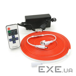 Комплект світлодіодної стрічки 3528 Red 5 метрів, пульт, блок живлення, 120 св (YT-LSK-3528Red / 5m) (YT-LSK-3528Red / 5