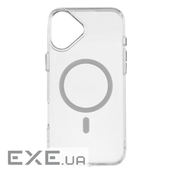 Чохол 2E Basic для iPhone 16 Plus, Transparent MagSafe Cover, прозрачний (2E-IPH-16PL-OCLS-CL)