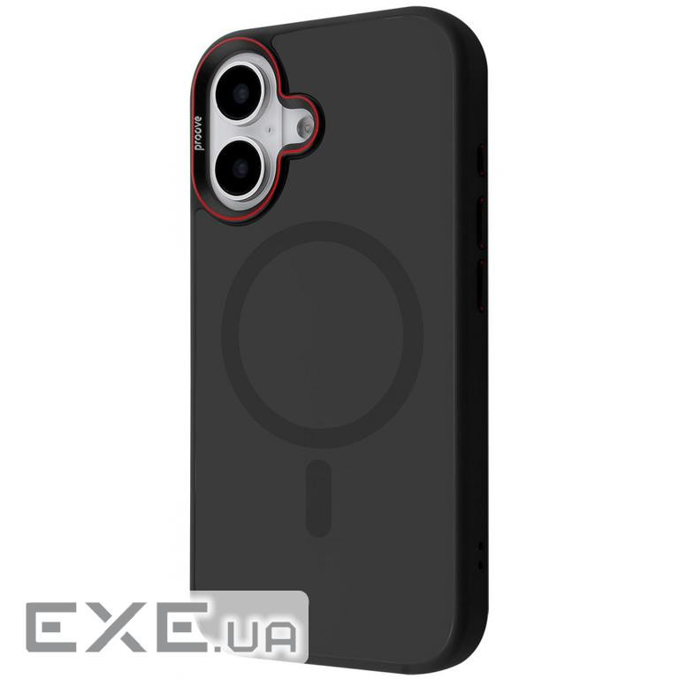 Чохол Proove Sapphire Case with Magnetic Ring iPhone 16 black titanium (PCSAIP160036)