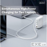 Зарядний пристрій Digitus 3xUSB-C + 1xUSB PD140W GaN white (DA-10305)