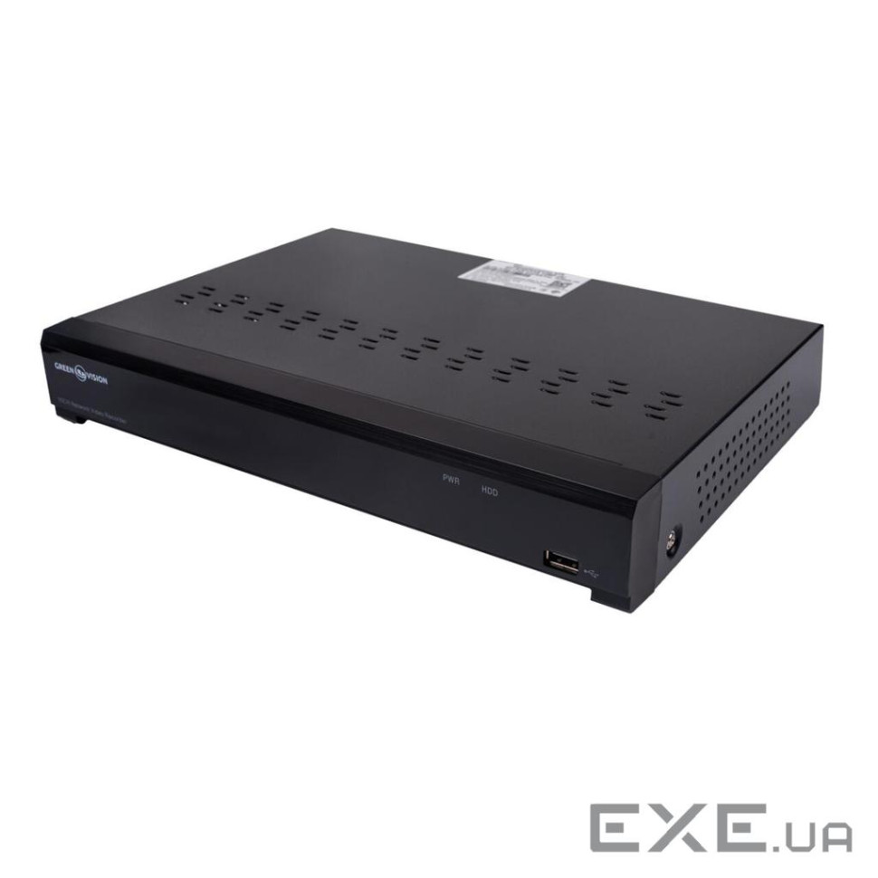 IP відеореєстратор 16-канальний 12MP NVR GreenVision GV-N-I017/16 (A)