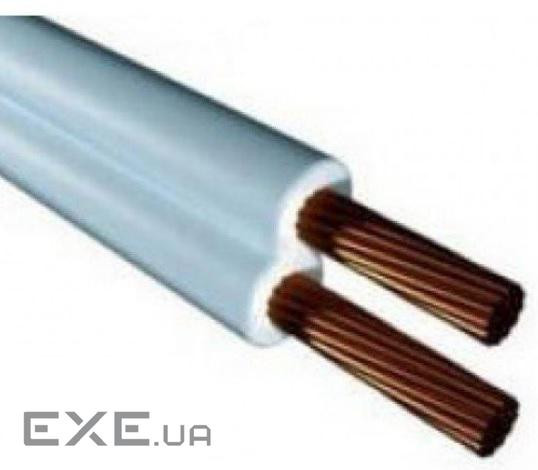 Кабель Одескабель ШВПн 2 * 0,5 ціна за метр (бух.500м) білий (8401 500м)