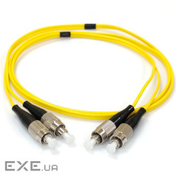 Патчкорд FC/UPC-FC/UPC SM 3м Duplex Slim (UPC-3FCFC(SM)D(ON)S)