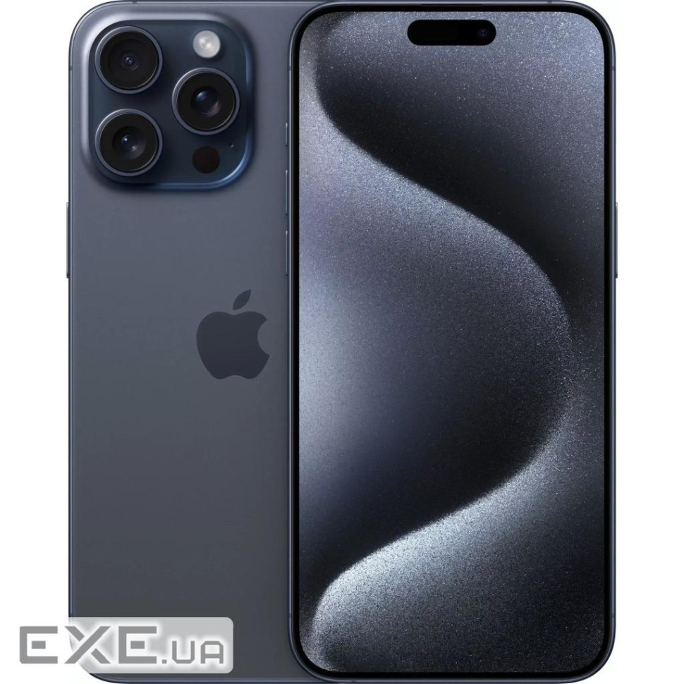 Мобільний телефон Apple iPhone 15 Pro Max 256Gb (Grade B) Blue Titanium USED (iP15PM25BuT_B)