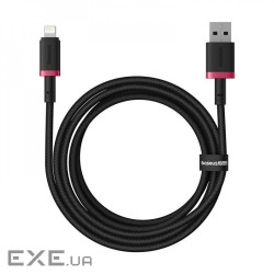 Кабель Baseus Dura Series Fast Charging Lightning 2.4A (2m) black/red (P10377801U01-03)