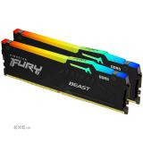 Модуль пам'яті KINGSTON FURY Beast RGB EXPO Black DDR5 6000MHz 32GB Kit 2x16GB (KF560C36BBE2AK2-32)