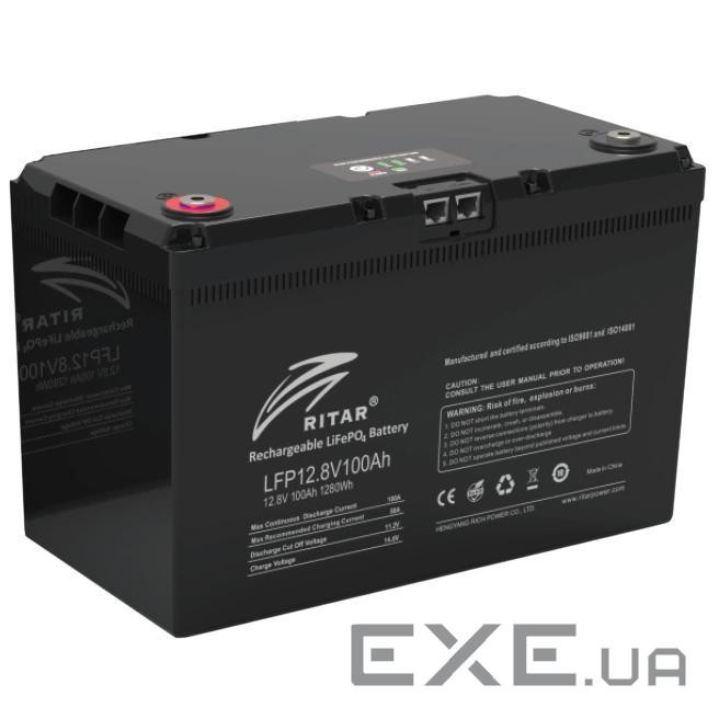 Аккумуляторная батарея с bluetooth и подогревом RITAR Ritar LFP12 (Ritar LFP12.8V100AHG24 bluetooth)