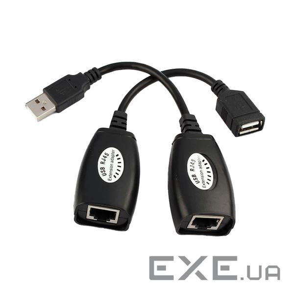 USB подовжувач по RJ45 кручений парі до 50м (21920)