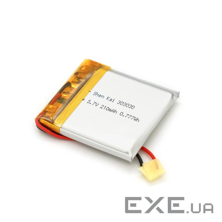 Літій-полімерний акумулятор 3*30*30mm (Li-ion 3.7В 210&middot,год) (303030) ) (303030)