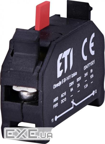 Блок контактів ETI E-NC (1NC) (4771501) ETI E-NC (1NC) (4771501)